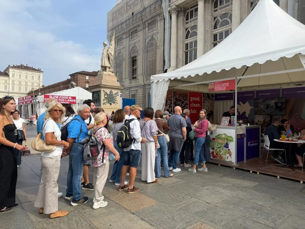 Azerbaijani cuisine wows crowds at major Italian food festival PHOTO