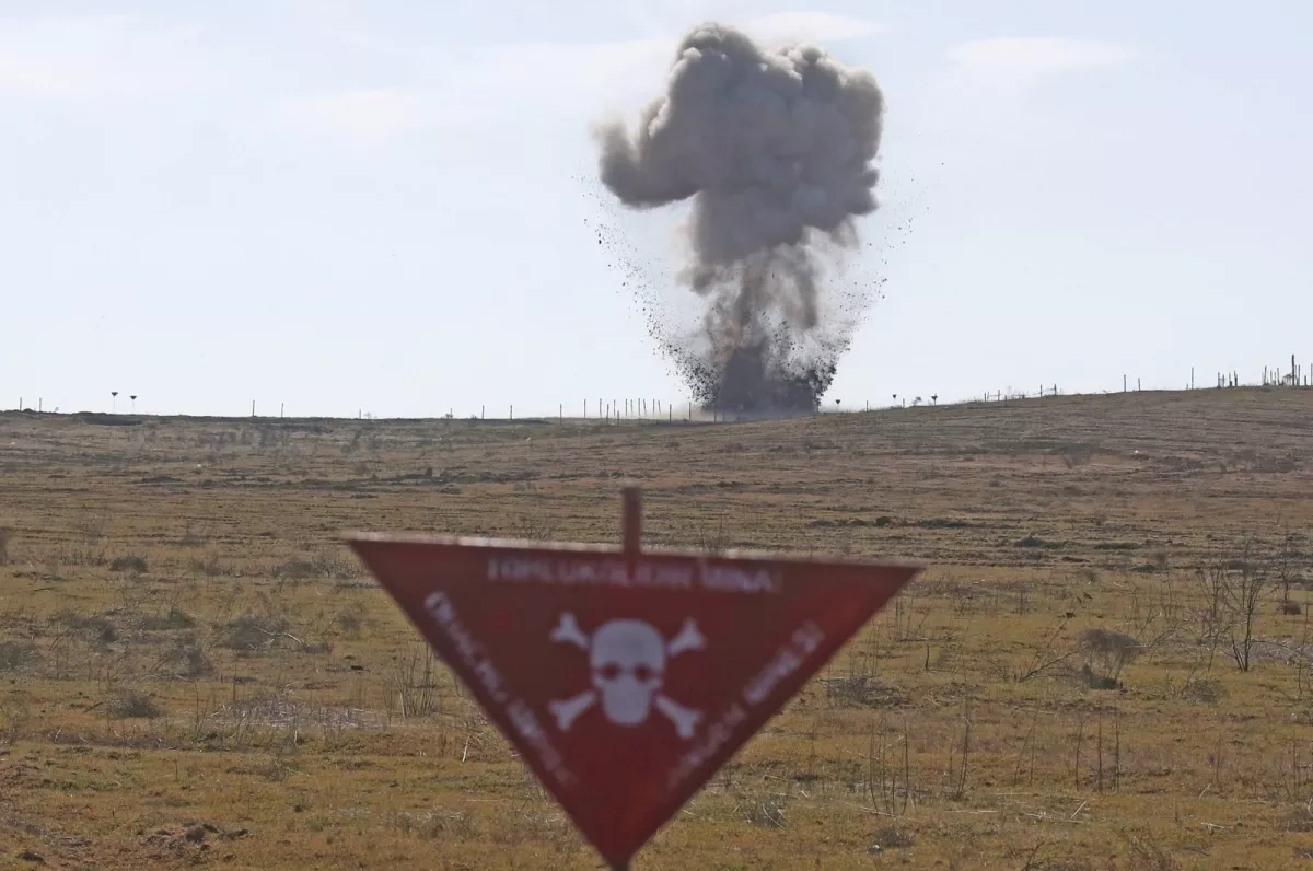 Azerbaijani deminer injured in Khojaly landmine blast