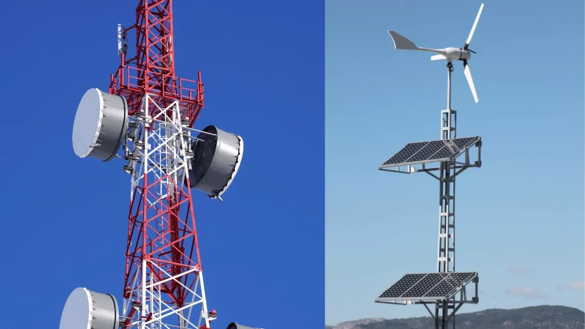 Rising fuel costs drive telecoms to install solar panels on cell towers