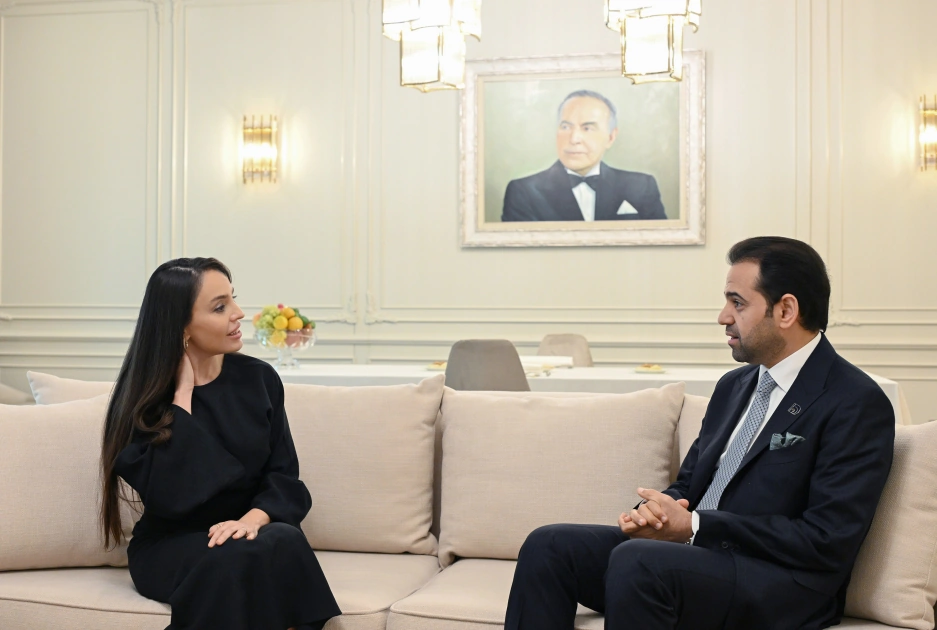 Heydar Aliyev Foundation VP Leyla Aliyeva and Secretary-General of Muslim Council of Elders discuss cooperation (PHOTO)