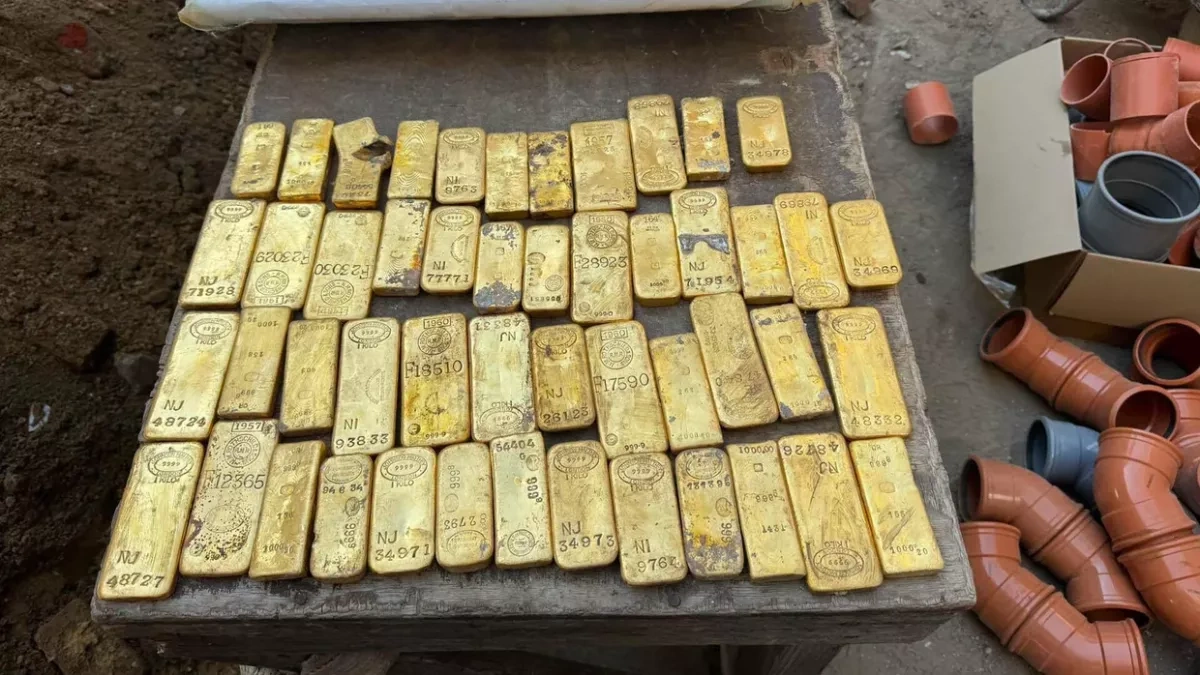 Belgian handymen discover gold bars hidden inside wine cellar walls