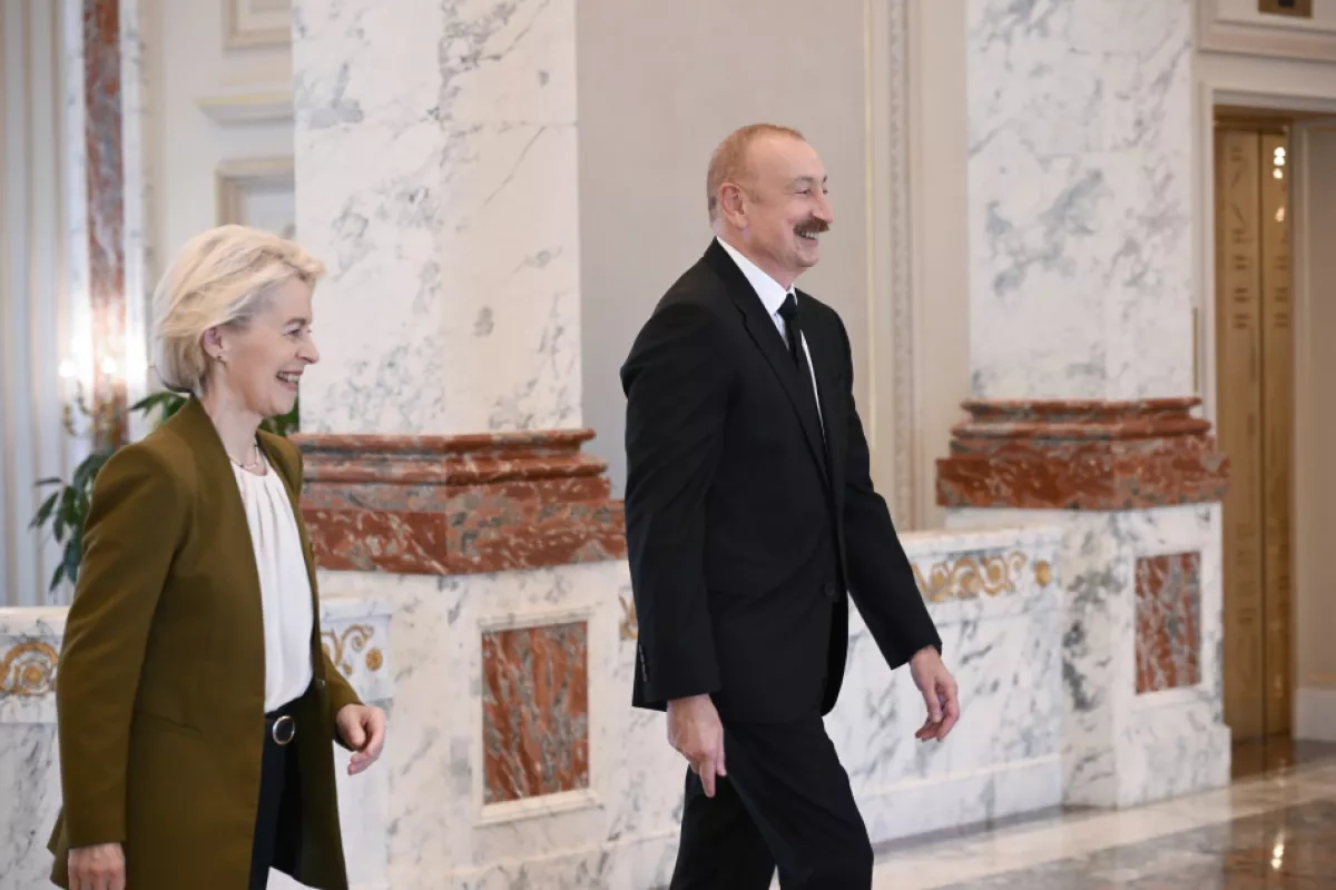 Azerbaijani president held one-on-one meeting with European Commission chief PHOTO