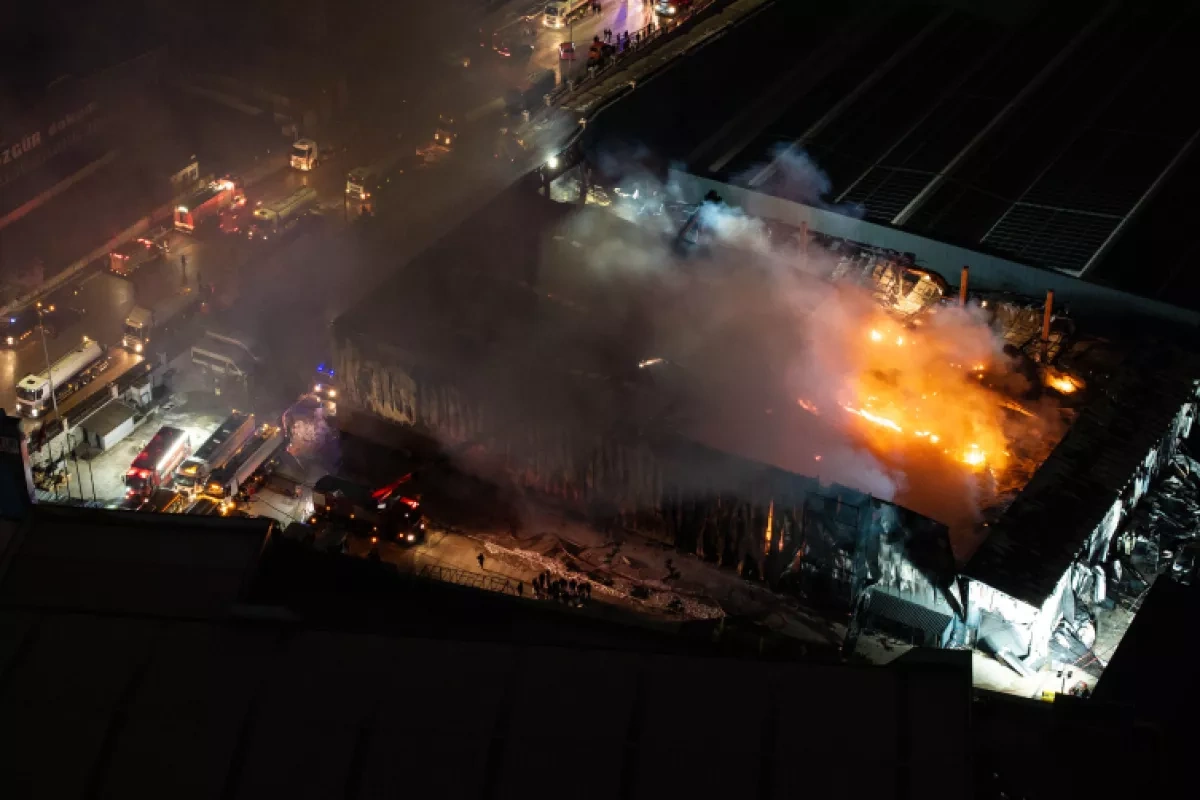 Türkiye: Fire engulfs pharmaceutical factory in Ankara PHOTO