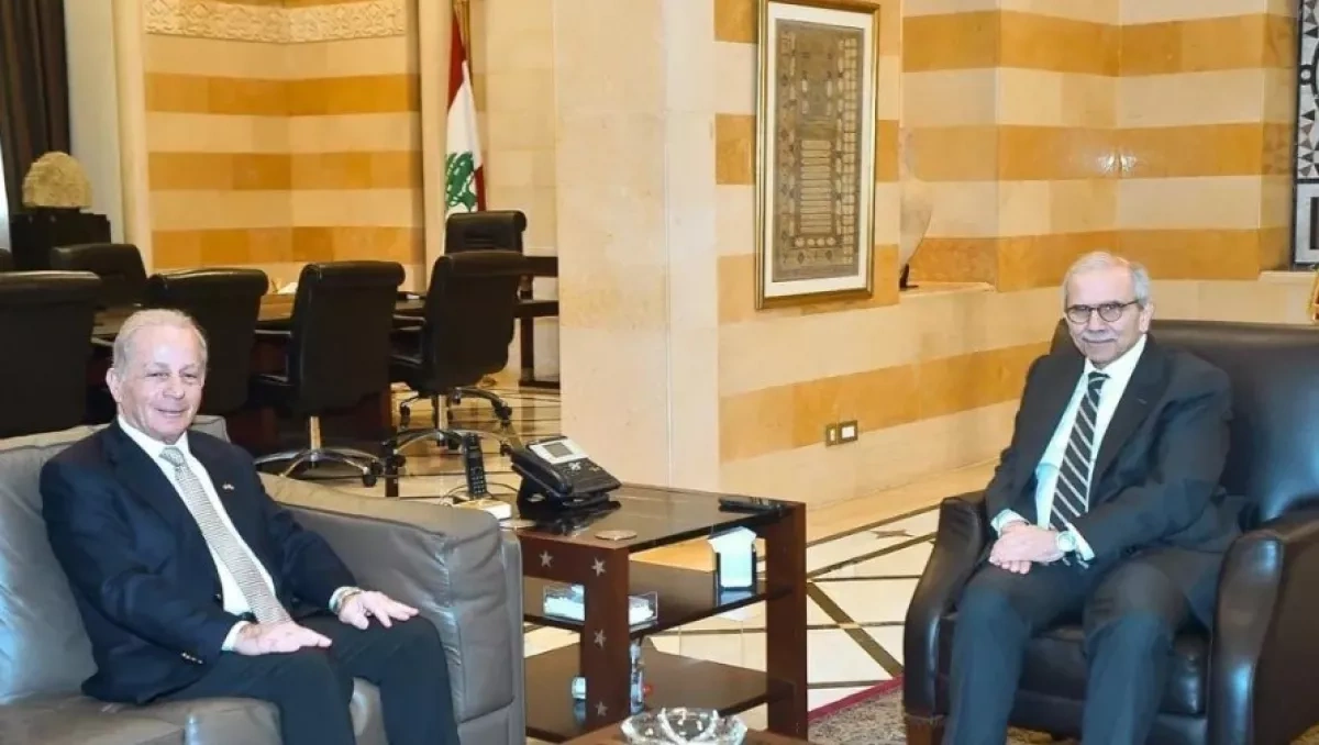 Lebanese PM discusses ceasefire, Israel dialogue with US envoy