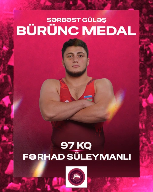 Azerbaijani wrestlers win gold and three bronze medals at European U-20 Championships (PHOTO)