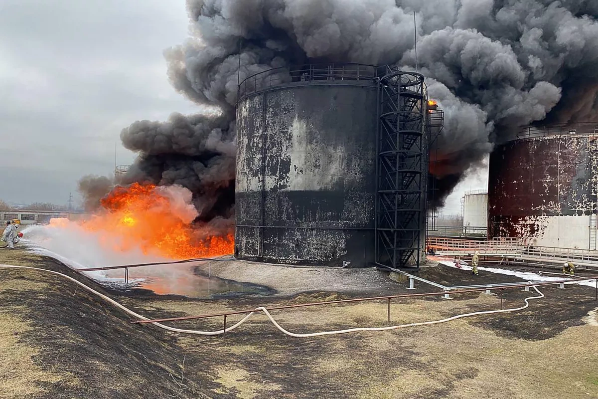 Ukraine claims strikes on Russian naval, fuel infrastructure