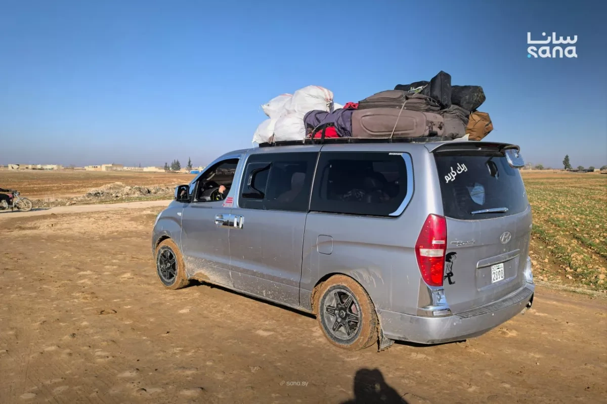 Civilians escape from Syria's Mabouja village amid SDF blockade PHOTO