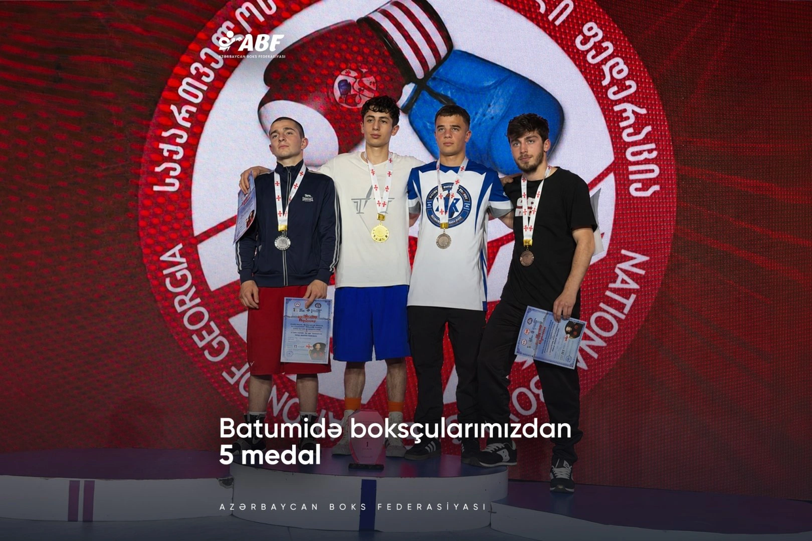 Azerbaijani boxers win five medals at tournament in Georgia