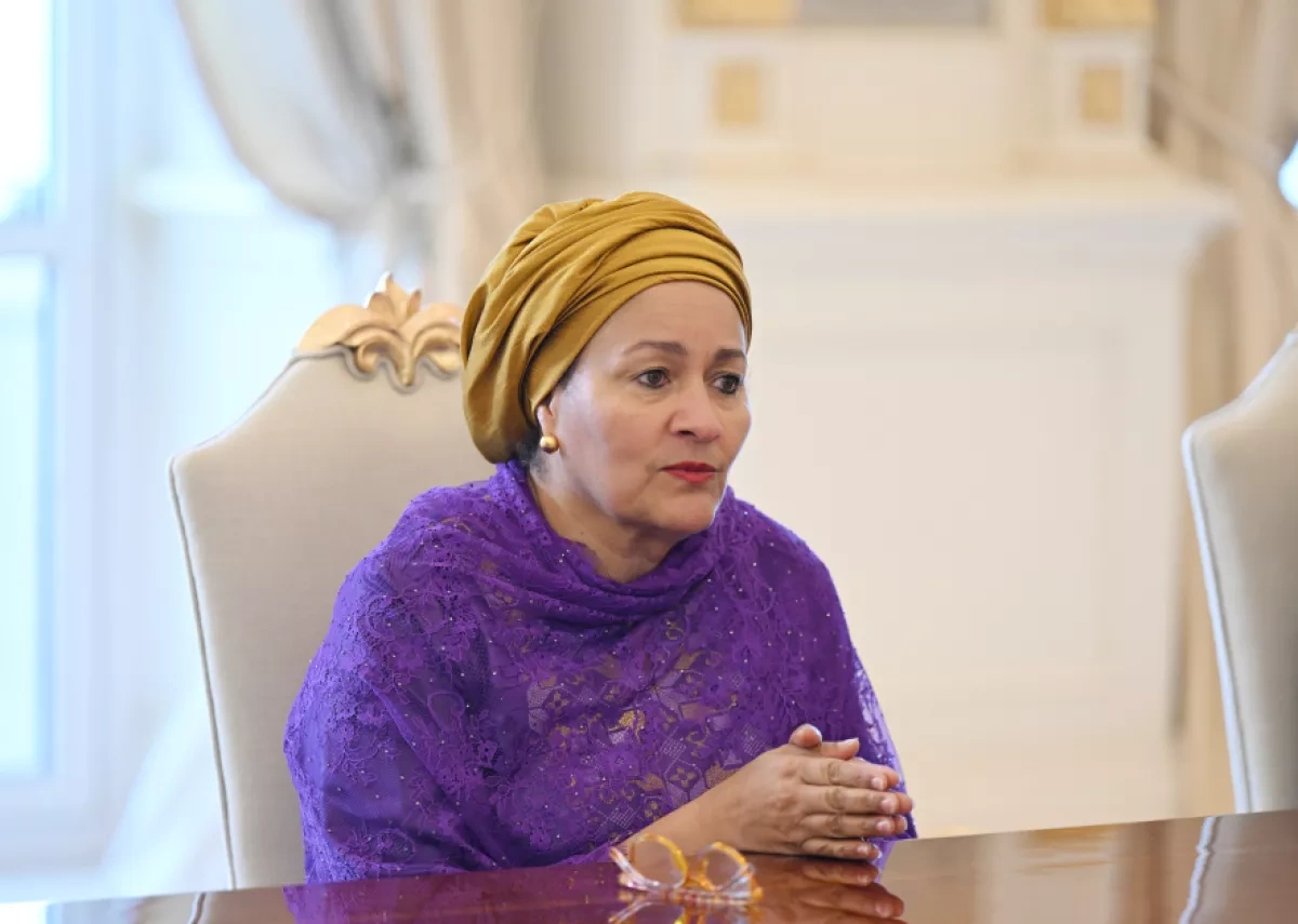 Azerbaijani president receives UN Deputy Secretary-General in Baku PHOTO