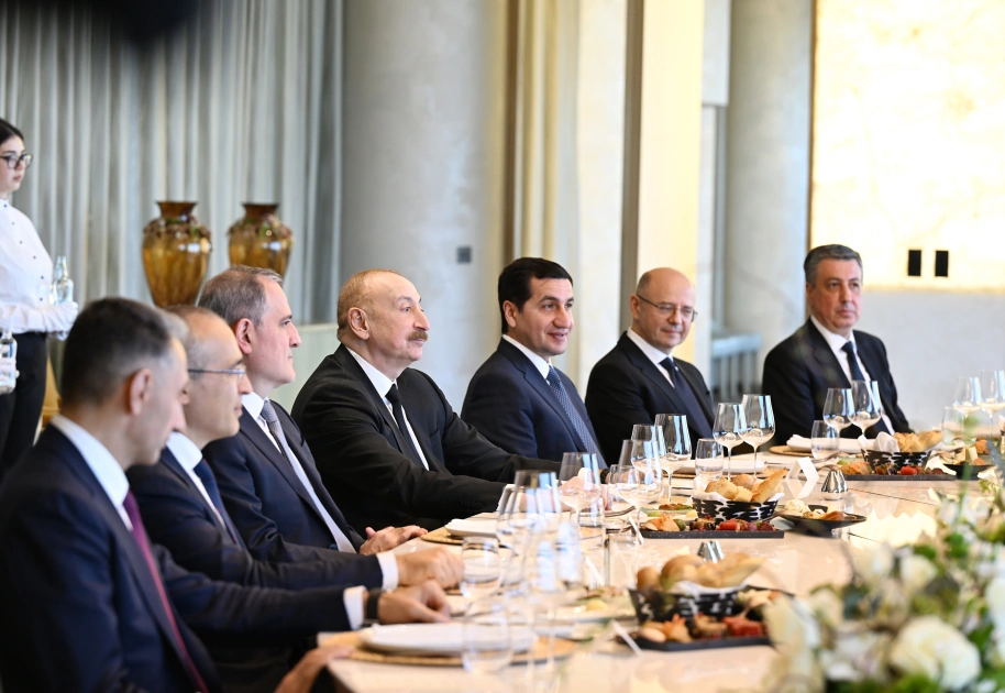 Tbilisi hosts luncheon in honor of President Ilham Aliyev (PHOTO)