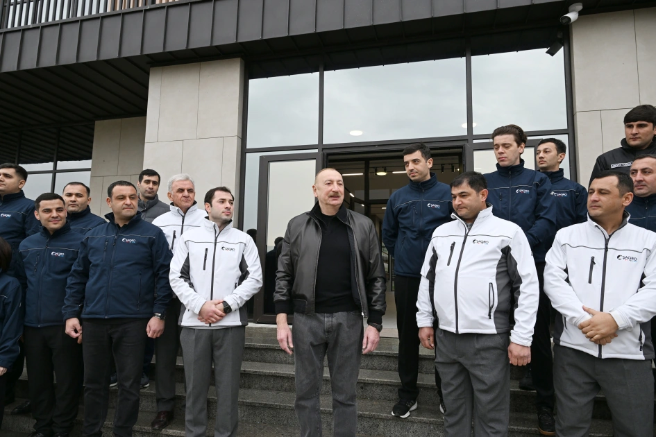 President Ilham Aliyev attends opening of Shirvan Agro livestock complex in Shamakhi (PHOTO)