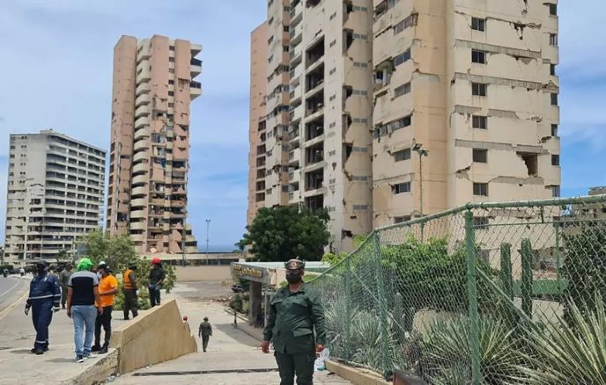 Hotel housing over 100 US deportees collapses in Venezuela quake, families say