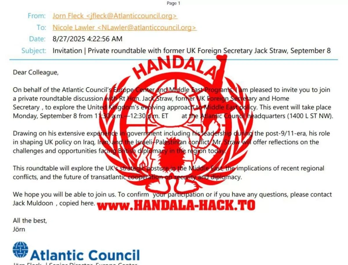 Hackers claim to expose Israel's links with exiled prince, plans against Iran PHOTO