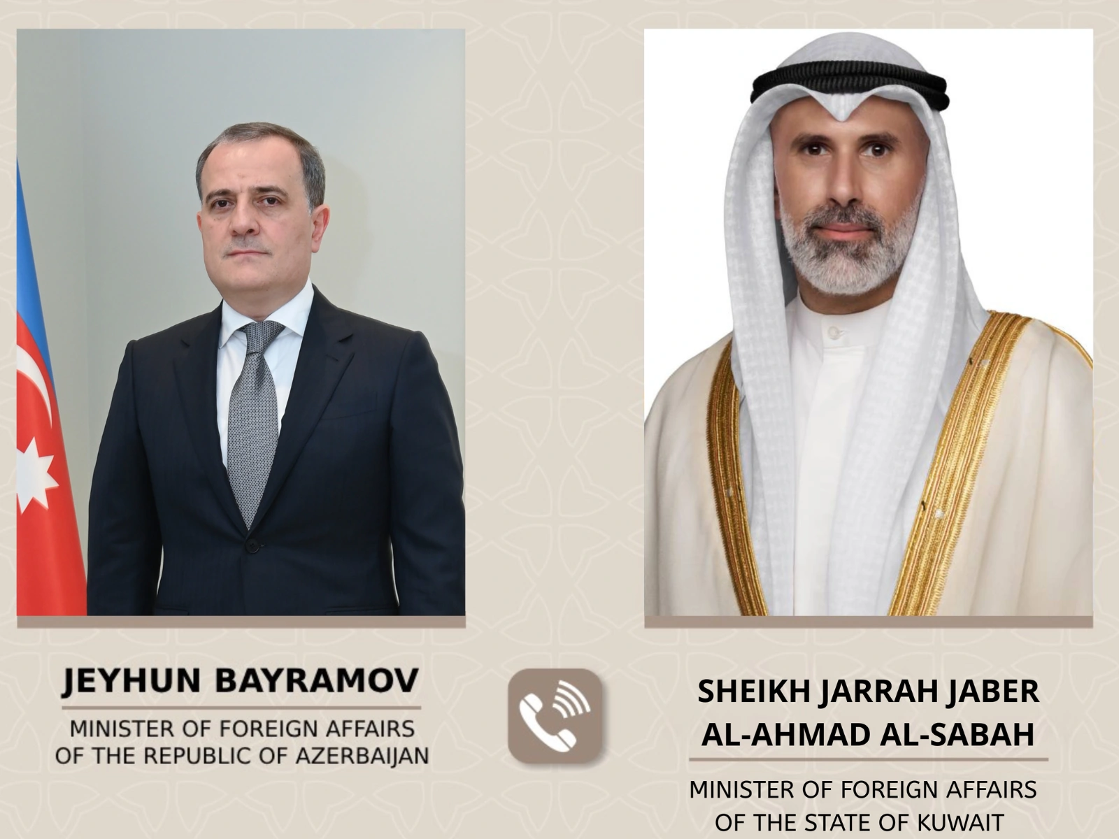 Azerbaijani FM discusses rising regional tensions with Kuwaiti counterpart