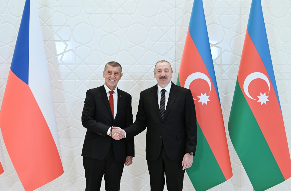 Official welcome ceremony held for Prime Minister of the Czech Republic Andrej Babiš in Azerbaijan (PHOTO)