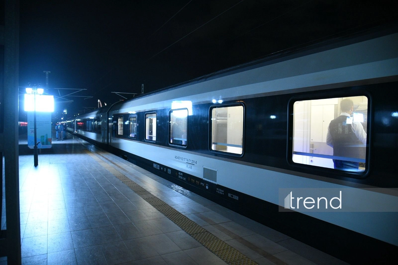 Baku–Tbilisi–Baku train departs on its first trip (PHOTO)