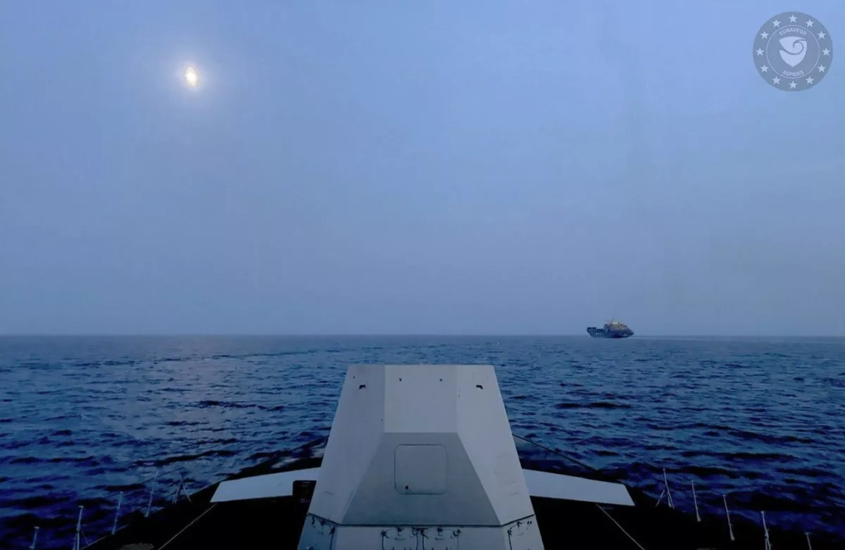 EU naval mission escorts merchant vessel safely through Red Sea