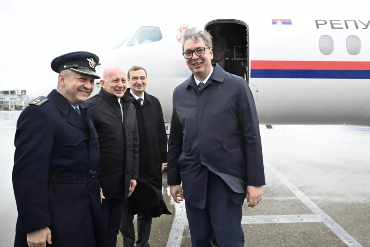 Serbian president arrives in Azerbaijan for WUF13 PHOTO