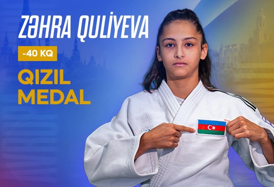 Azerbaijani judokas win five medals at European Championships