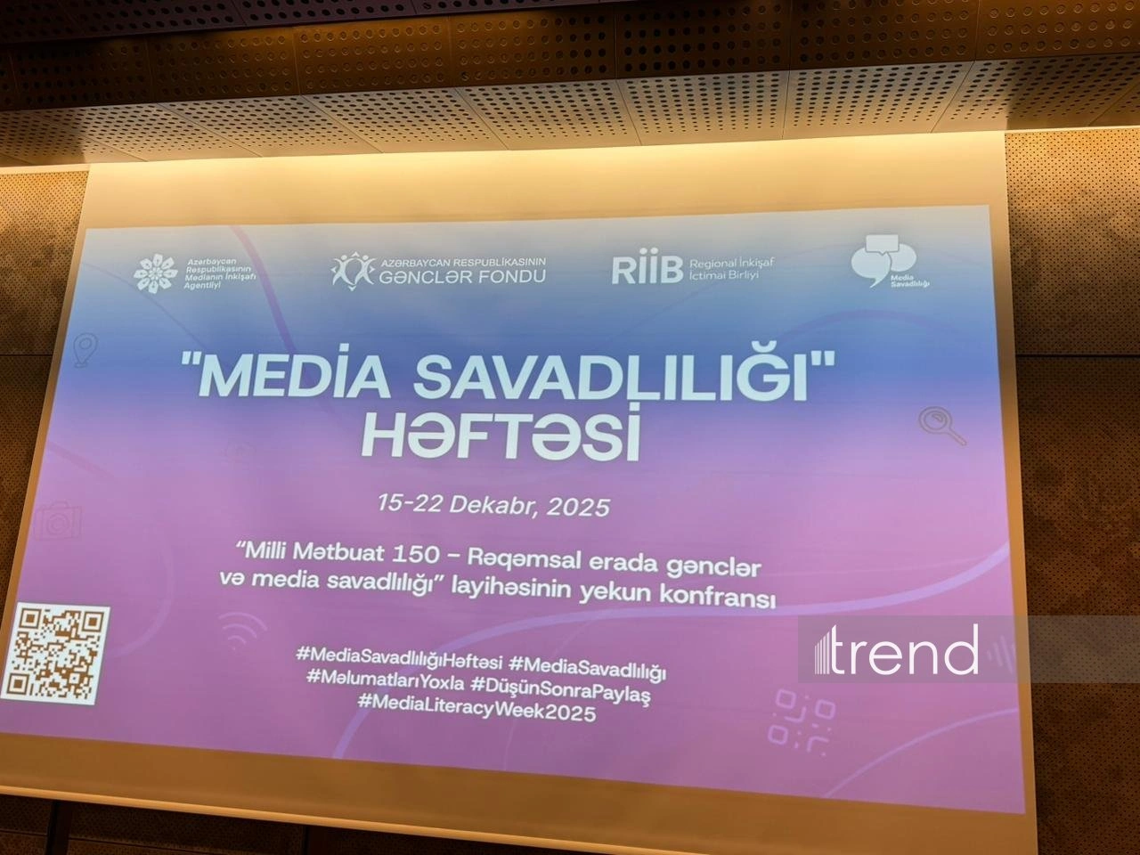 Baku hosts final conference of ‘National Press 150 – Youth and Media Literacy in Digital Age’