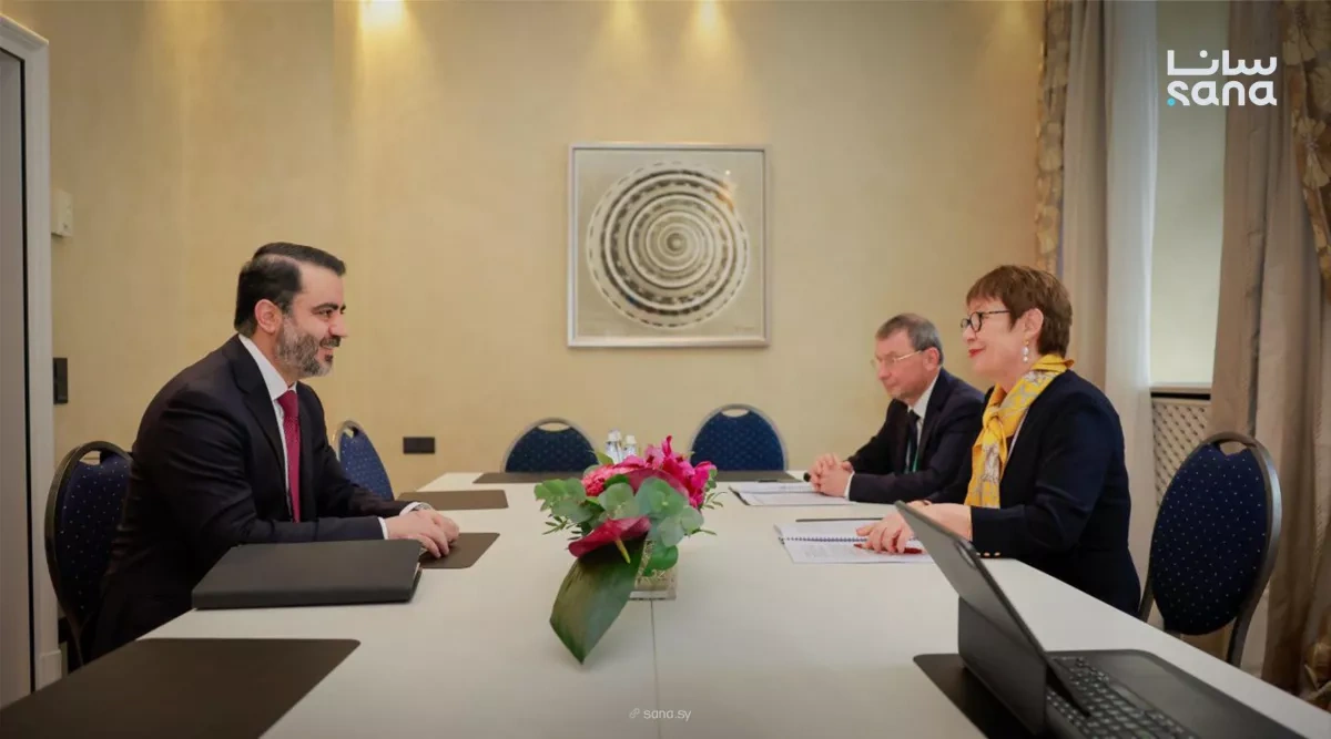 Syrian FM Asaad Al-Shaibani arrives in Munich for security conference