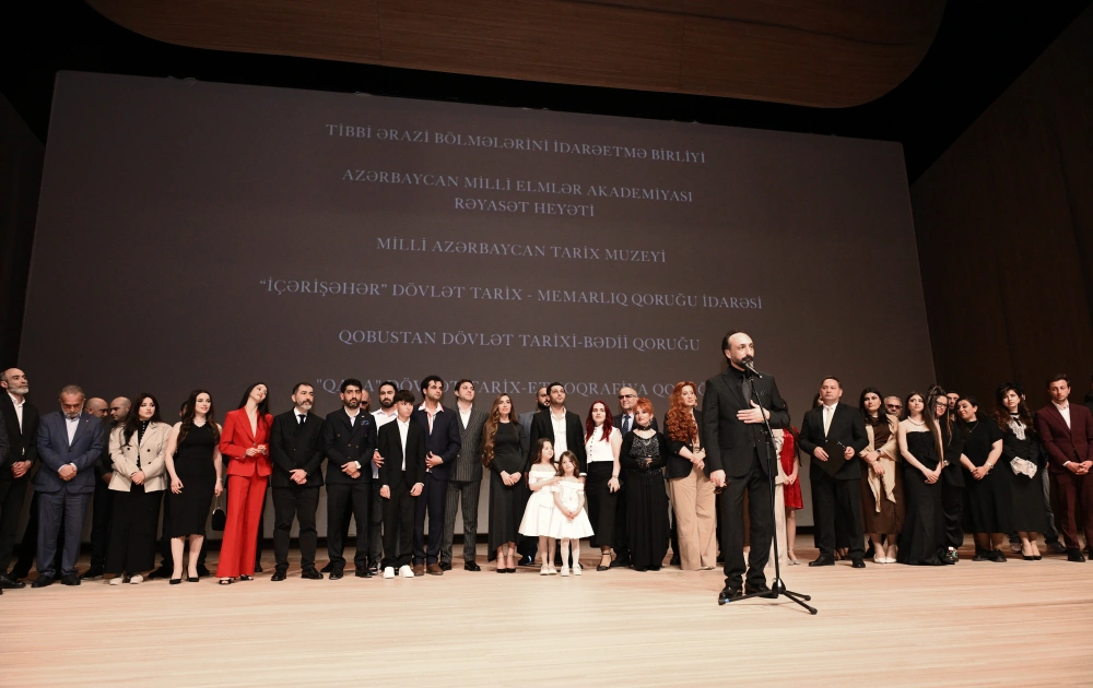 Arzu Aliyeva, Alena Aliyeva attend premier of feature film "Taghiyev: School" (PHOTO)