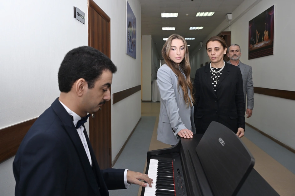 Alena Aliyeva attends opening of inclusive training center in Baku (PHOTO)