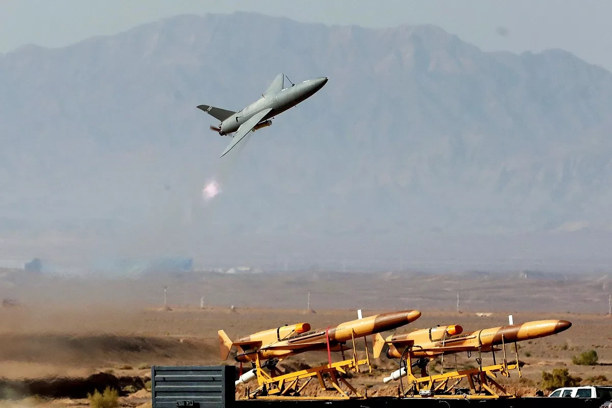 Iranian naval forces launch drone strikes on Israel