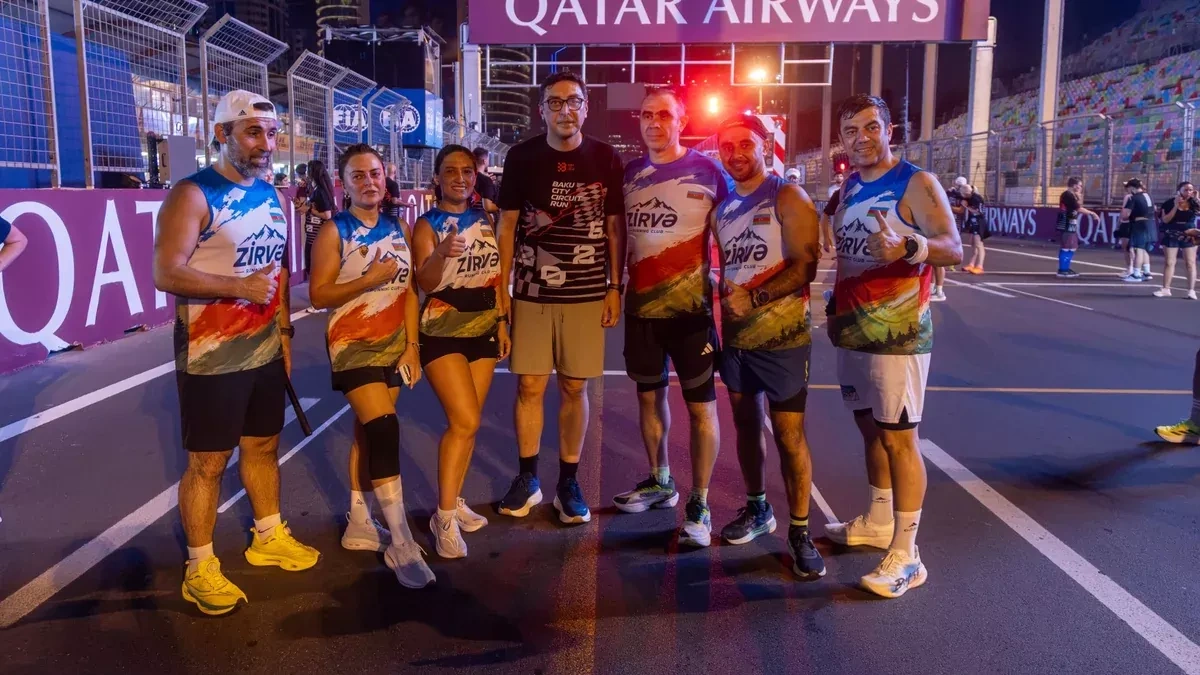 About 250 take part in BBC F1 Weekend Run at Baku City Circuit PHOTO