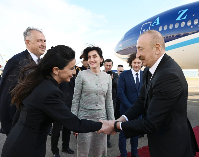 President Ilham Aliyev concludes state visit to Georgia (PHOTO)