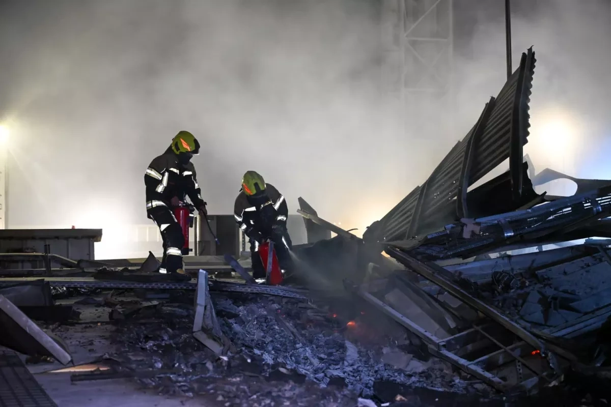 Bahrain extinguishes blaze at facility following Iranian attacks