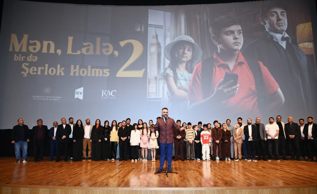 Leyla Aliyeva and Alena Aliyeva attend premier of second season of “Me, Lala and Sherlock Holmes” TV series (PHOTO)