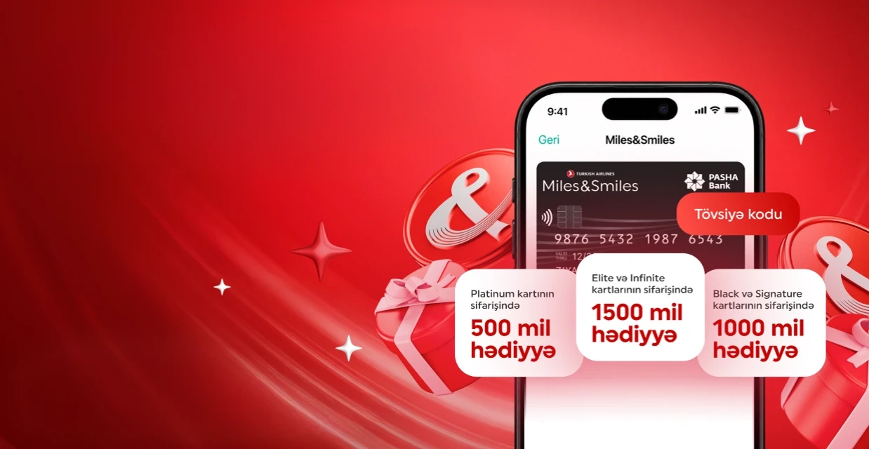 PASHA Bank launches new bonus miles program for Miles&Smiles PASHA Bank cardholders