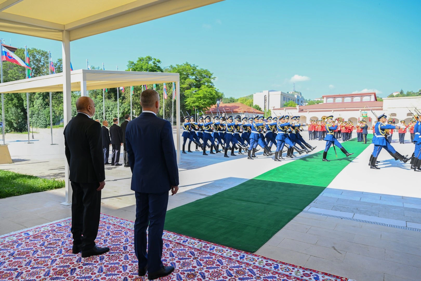Shusha hosts official welcome ceremony for President of Slovakia (PHOTO)