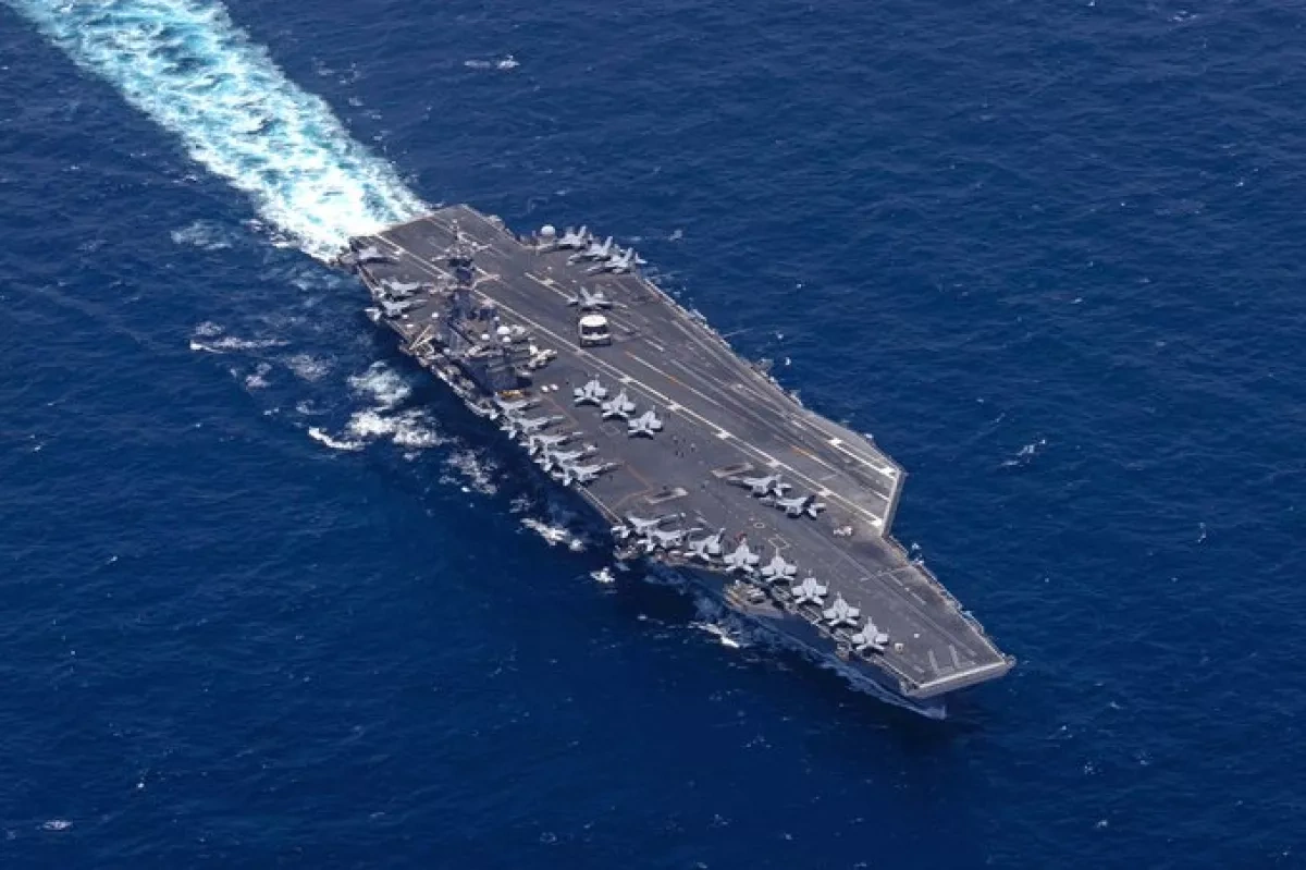 US carrier enters Arabian sea as naval pressure builds around Iran