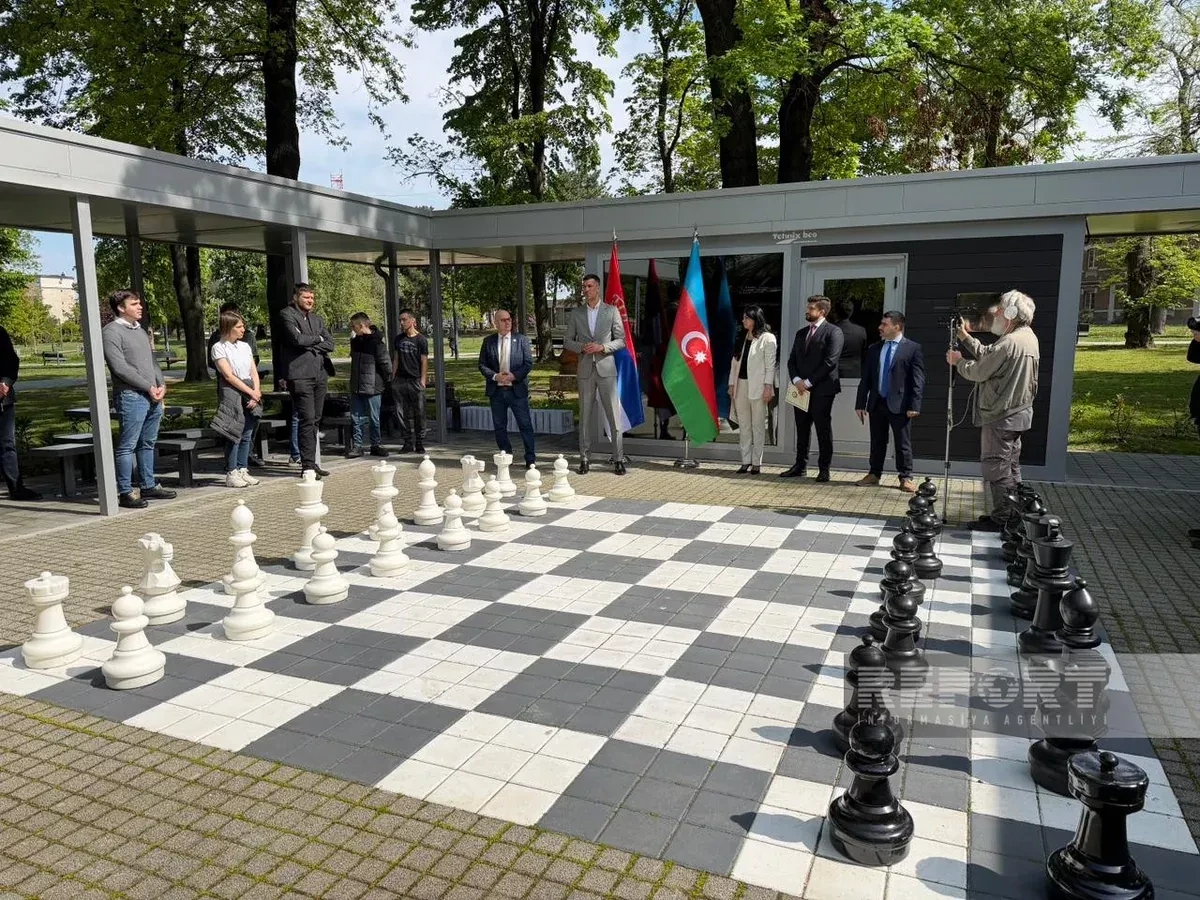 Azerbaijan opens chess pavilion in Belgrade