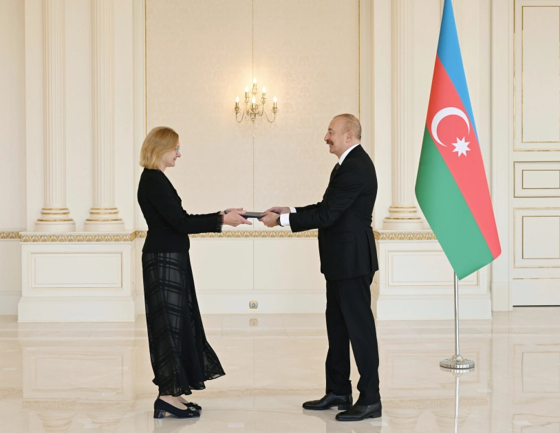 President Ilham Aliyev receives Estonia's newly appointed ambassador to Azerbaijan (PHOTO)