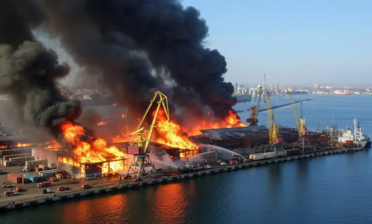 Russia reports strikes on Ukraine’s logistics centres, ports