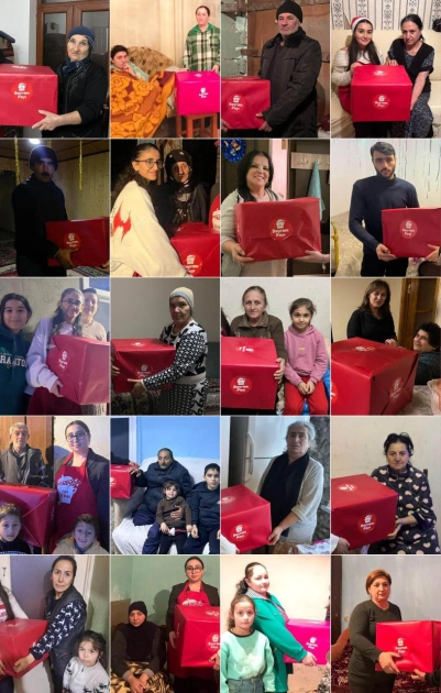 At Heydar Aliyev Foundation VP Leyla Aliyeva's initiative, holiday gifts delivered to low-income families (PHOTO)
