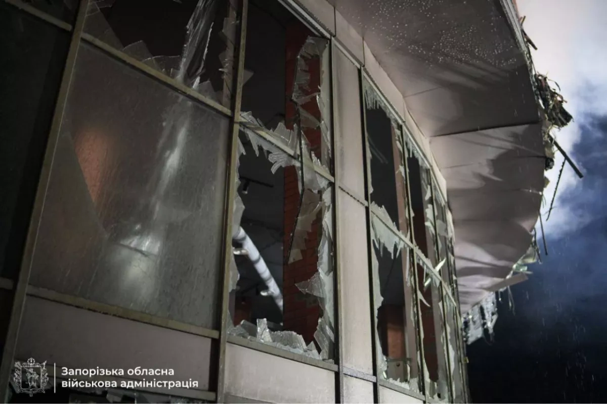 Two injured as hundreds of Russian strikes hit Ukraine’s Zaporizhzhia region PHOTO/VIDEO