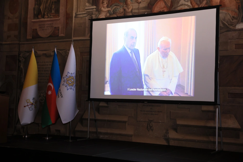 Event held in Vatican dedicated to presentation of joint projects with Heydar Aliyev Foundation (PHOTO)