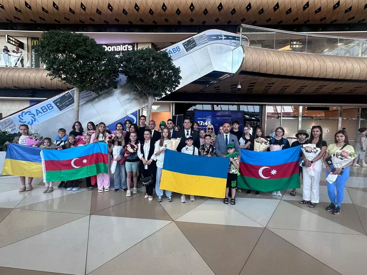 Azerbaijan hosts new group of Ukrainian children for rehabilitation programme