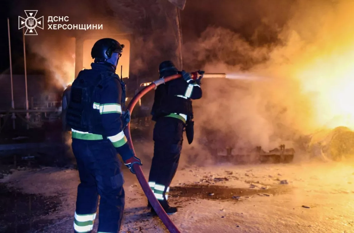 Russia strikes ignite explosions, fires across Kyiv, Kharkiv, Kherson PHOTO / VIDEO