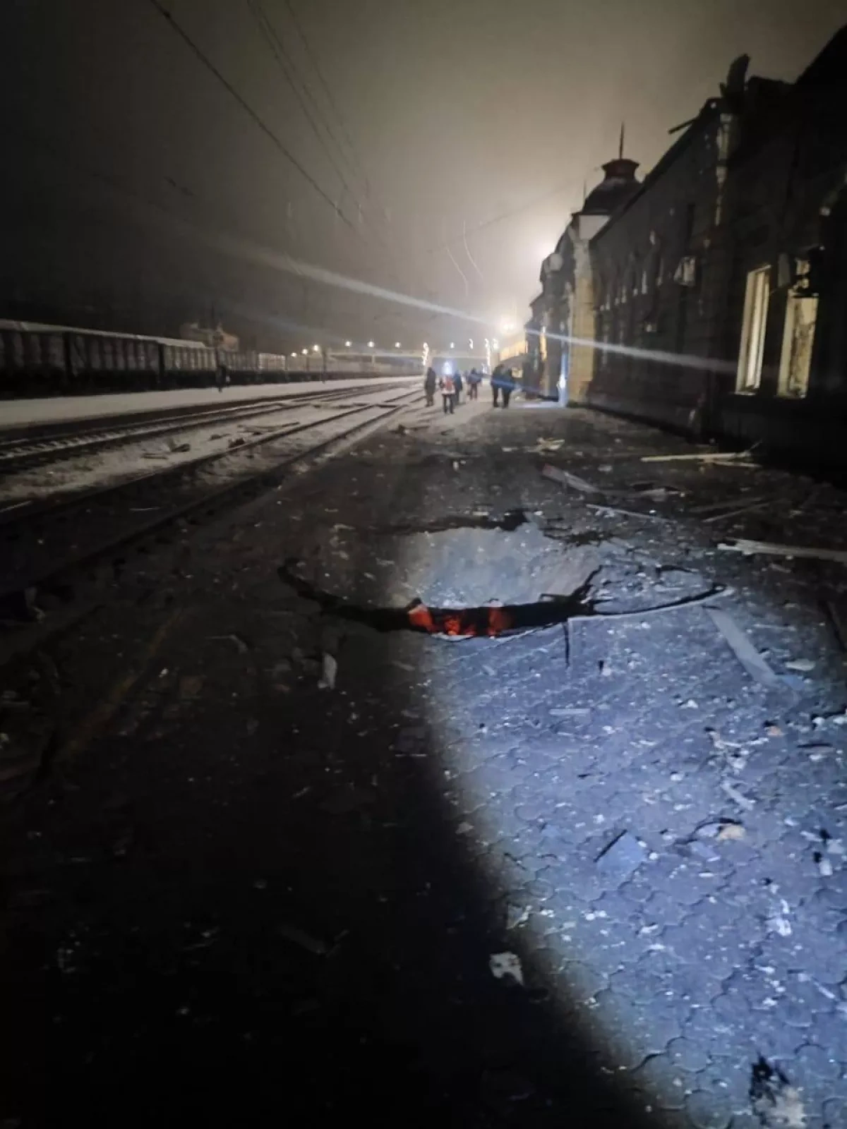 Rail traffic disrupted in Dnipropetrovsk region after Russian shelling PHOTO