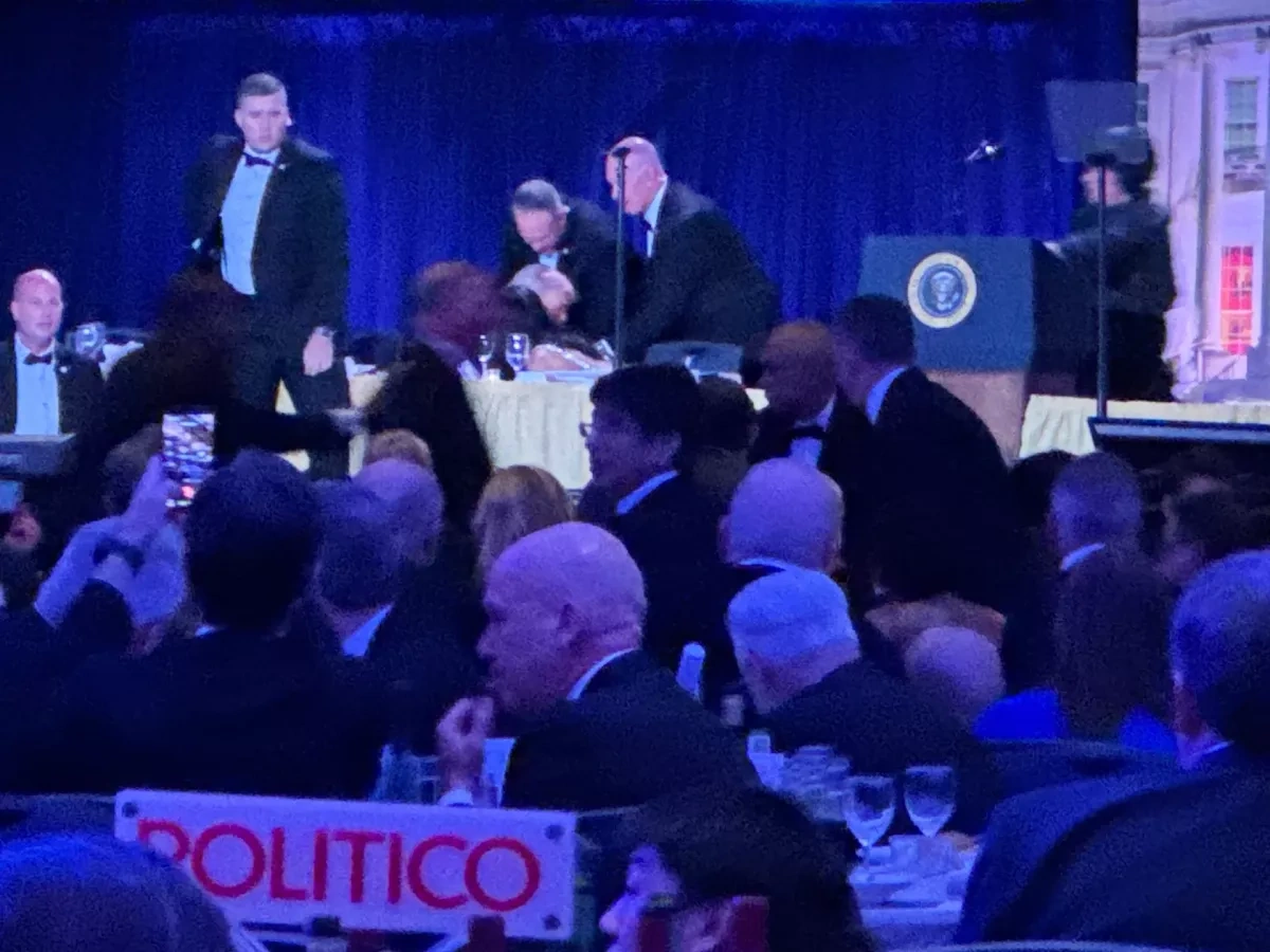Shooting shatters elite Washington event, Trump escorted out urgently