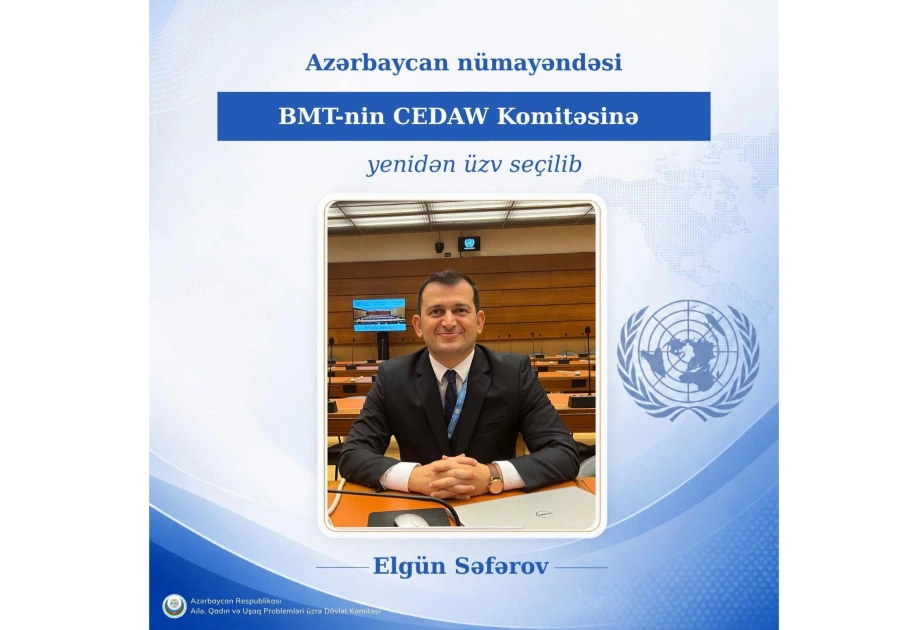 Azerbaijani representative elected member of UN CEDAW Committee