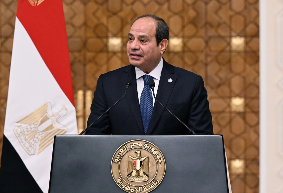 President of Egypt congratulates President Ilham Aliyev