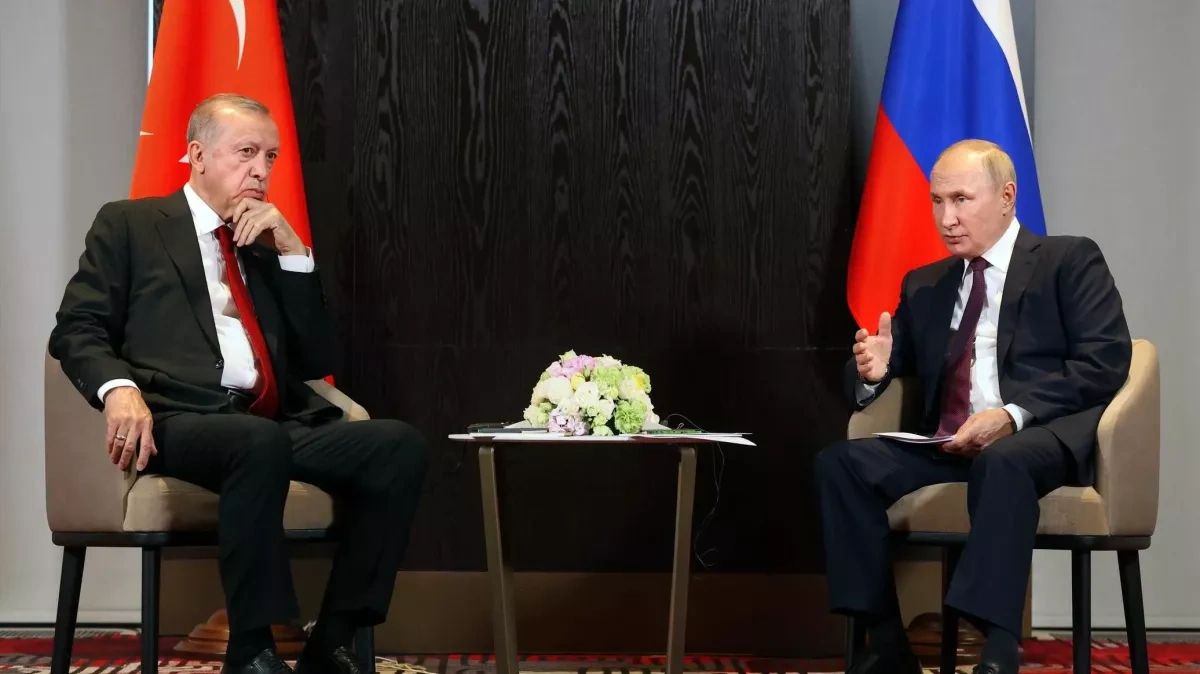 Russian, Turkish presidents convene in Ashgabat amid peace forum