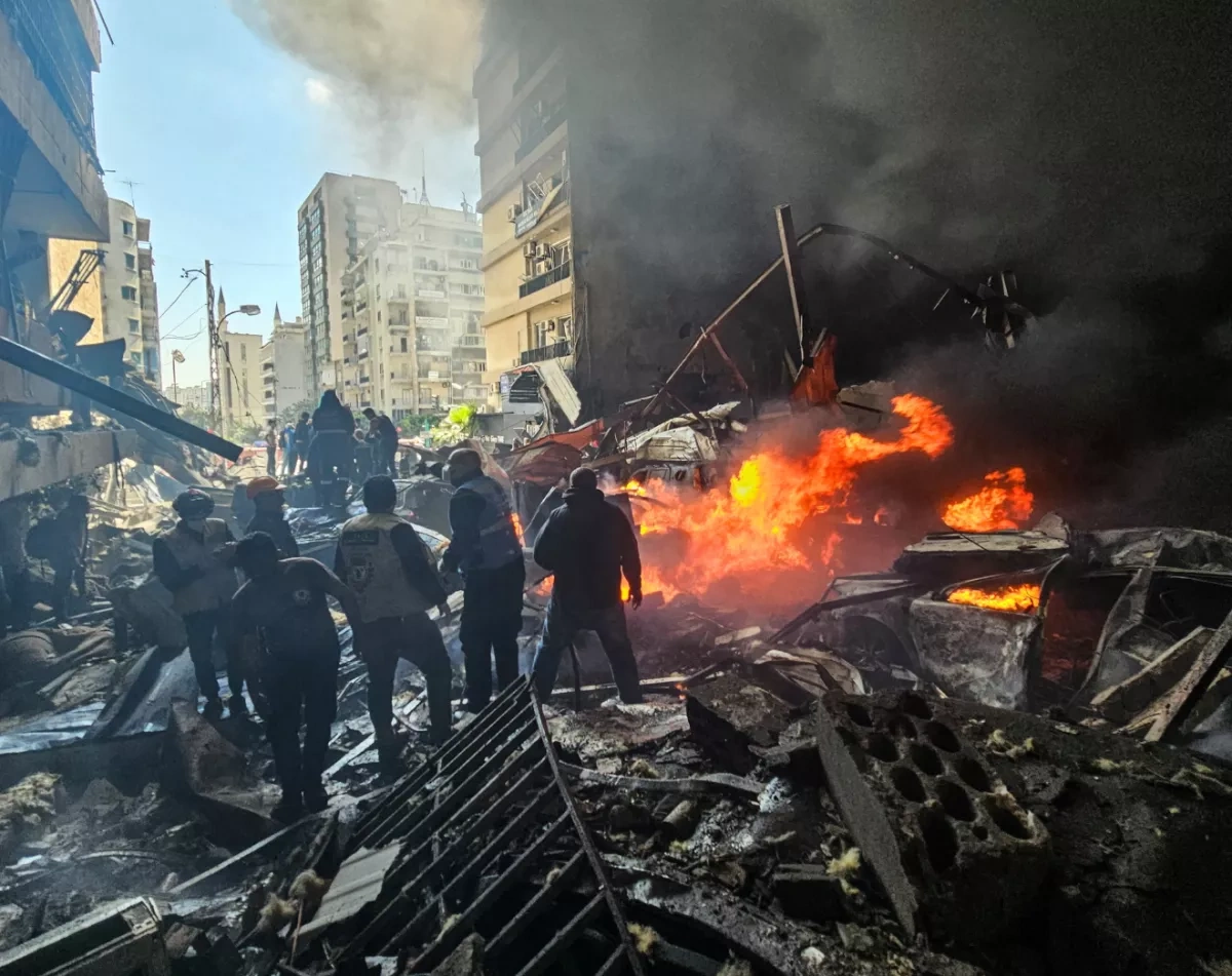 Deadly Israeli airstrikes on Lebanon kill hundreds PHOTO