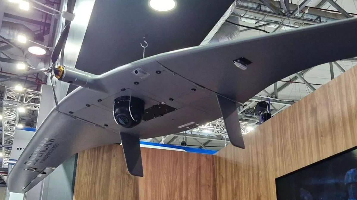 Russian drone gets protection against first-person view interceptors